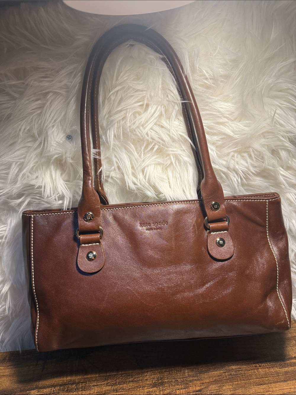 kate spade Brown Leather Shoulder Bag - Picture 2 of 7